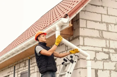 Pose et remplacement de gouttières à Chindrieux